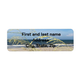 Voel het strand terug adres labels