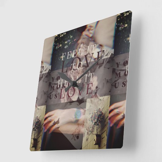 Voel het vierkante klok (Hoek)