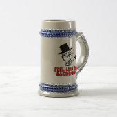 Voel je als een Alcoholic MEME Beer Stein Bierpul (Voorkant rechts)
