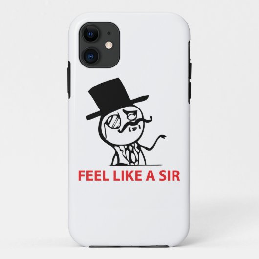 Voel je als een Sir - iPhone 5 Hoesje (Achterkant)