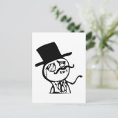 Voel je als een Sir meme strip Briefkaart (Staand voorkant)