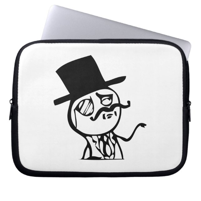 Voel je als een Sir meme strip Laptop Sleeve (Voorkant)