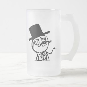 Voel je als een Sir meme strip Matglas Bierpul