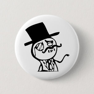 Voel je als een Sir meme strip Ronde Button 5,7 Cm