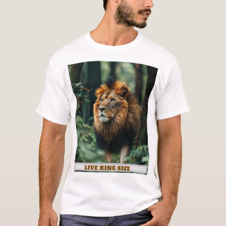 Voel je als King Lion Embossed T-shirt