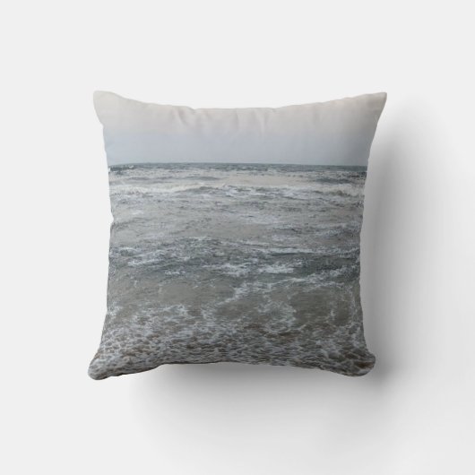 Voel je alsof je midden in teambezit en Zee zit Kussen (Achterkant)