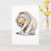 Voel je belabberd kerstkaart kaart (Gele Bloem)