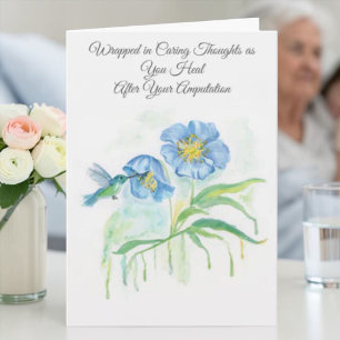 Voel je beter door amputatie Poppy, Kolibrie Kaart