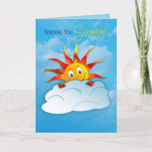 Voel je beter onder de Weather die Zon glimlacht Kaart