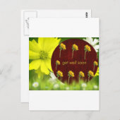 voel je beter snel beter word snel beter briefkaart (Voorkant / Achterkant)