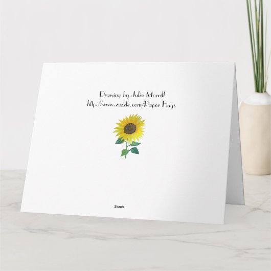 Voel je beter van Groot Butterfly Big Kaart (Achterkant)