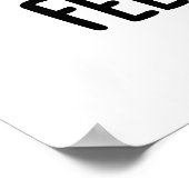 Voel je de bijen-t-grappige bijenvinnen poster (Hoek)