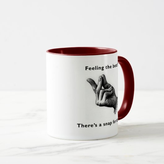 Voel je de slag? mok (Voorkant rechts)