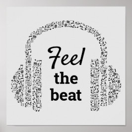Voel je de versleten DJ-muziek die je tegenwoordig Poster
