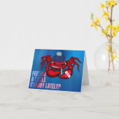 Voel je een beetje Crabby Get Well Kaart (Gele Bloem)