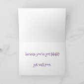 Voel je geen kwaad Falafel Funny Snel Kaart (Binnen)