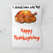 Voel je geluk, punk? feestdagen kaart (Binnen)