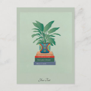 Voel je goed, elke dag Inspirerend woordkunst Briefkaart