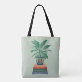 Voel je goed, elke dag Inspirerend woordkunst Tote Bag (Achterkant)