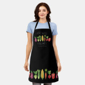 Voel je goed Waterverf organische groenten Schort (Gedragen)