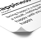 Voel je goede citaten over geluk poster (Hoek)