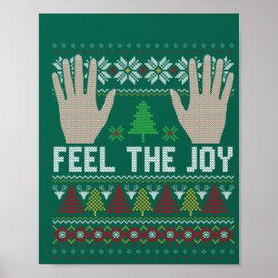 Voel je het grappige, Ugly Holiday-ontwerp Poster