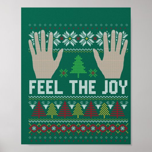 Voel je het grappige, Ugly Holiday-ontwerp Poster (Voorkant)