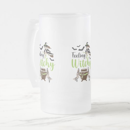 Voel je hevig Magic Halloween Matglas Bierpul (Voorkant links)