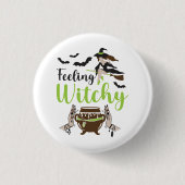 Voel je hevig Magic Halloween Ronde Button 3,2 Cm (Voorkant)