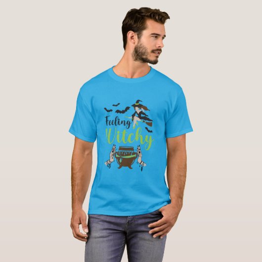 Voel je hevig Magic Halloween T-shirt (Voorkant volledig)