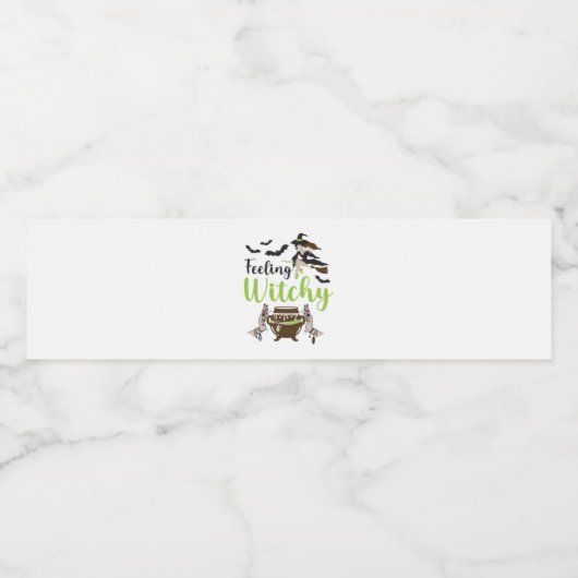 Voel je hevig Magic Halloween Waterfles Etiket (Enkel label)