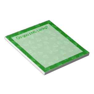 Voel je je geluk? notitieblok