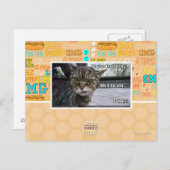 Voel je je gelukkig? briefkaart (Voorkant / Achterkant)