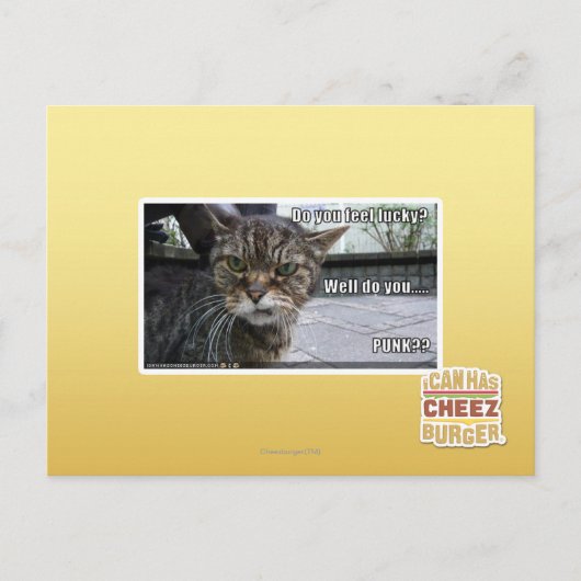 Voel je je gelukkig? briefkaart (Voorkant)