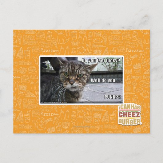 Voel je je gelukkig? briefkaart (Voorkant)