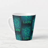 Voel je je Lucky Latte-mok Latte Mok (Linkerhoek)