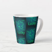 Voel je je Lucky Latte-mok Latte Mok (Rechterhoek)