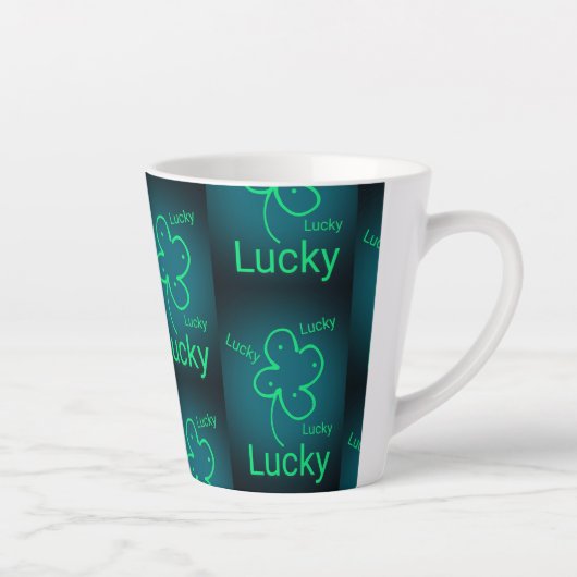 Voel je je Lucky Latte-mok Latte Mok (Rechts)