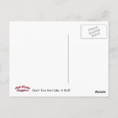 Voel je je niet als een Kind? Briefkaart (Achterkant)