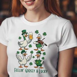 Voel je jezelf Goosey & Lucky Grappige St. Patrick Tri-Blend Shirt