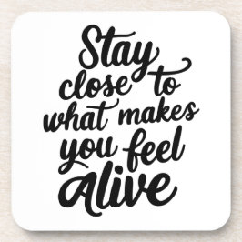 Voel je levend Onderzetter