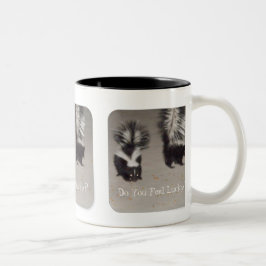 Voel je Lucky? Tweekleurige Koffiemok