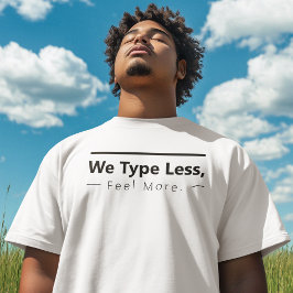 Voel je meer minimaal t-shirt