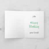 Voel je mijn pijn in Kawaii Wasabi personage Kaart (Binnen)