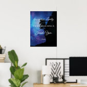 Voel je niet eenzaam (Rumi Quote) Poster (Thuiskantoor)