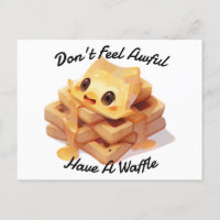 Voel je niet kwaad, heb een wafel