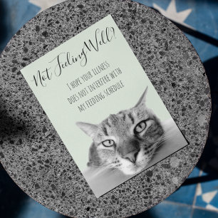 Voel je niet lekker Beterschap van kattenhumor Kaart