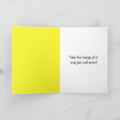 Voel je nog beter snel Happy Pills Kaart (Binnen)