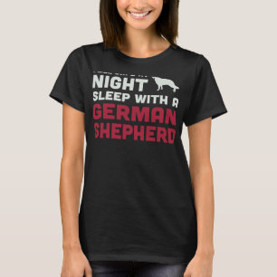Voel je 's nachts veilig met een Duitse herder T-shirt
