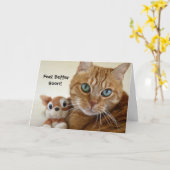 Voel je snel beter! De Kaart van het kind wordt ge (Gele Bloem)